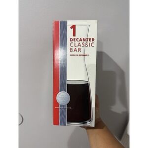 Crystal Glass Spiegelau Classic Bar Carafe Decanter in 38 3/4 oz,‎ 260mm 10" NIB